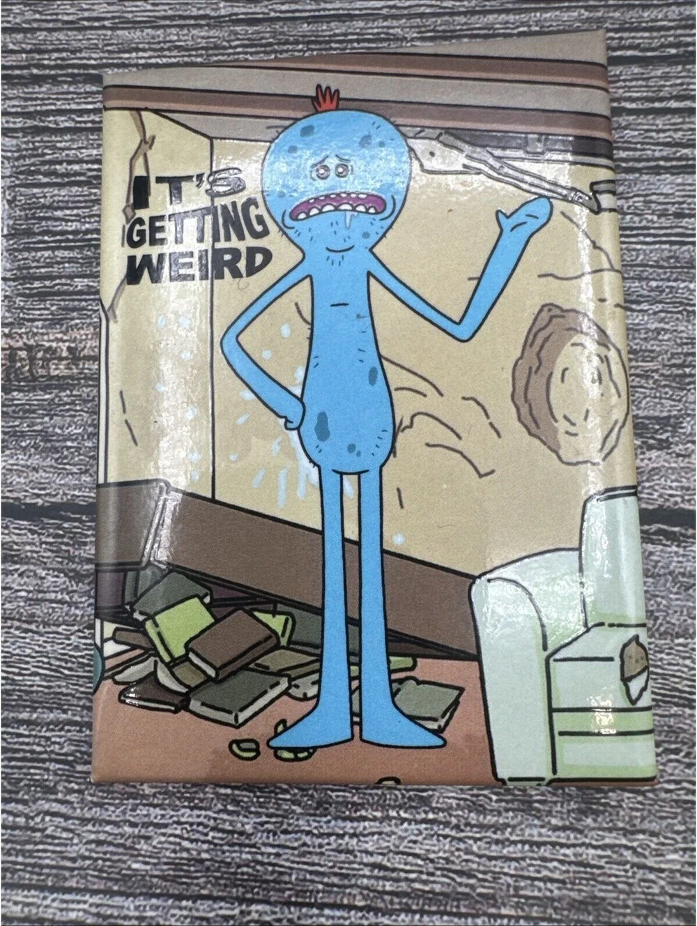 Vintage Refrigerator Magnet Rick Morty Mr Meeseeks Its Getting Weird Cartoon Net